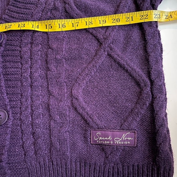 Official Taylor Swift Speak Now Taylor’s Version Cardigan XS/S - Picture 4 of 6